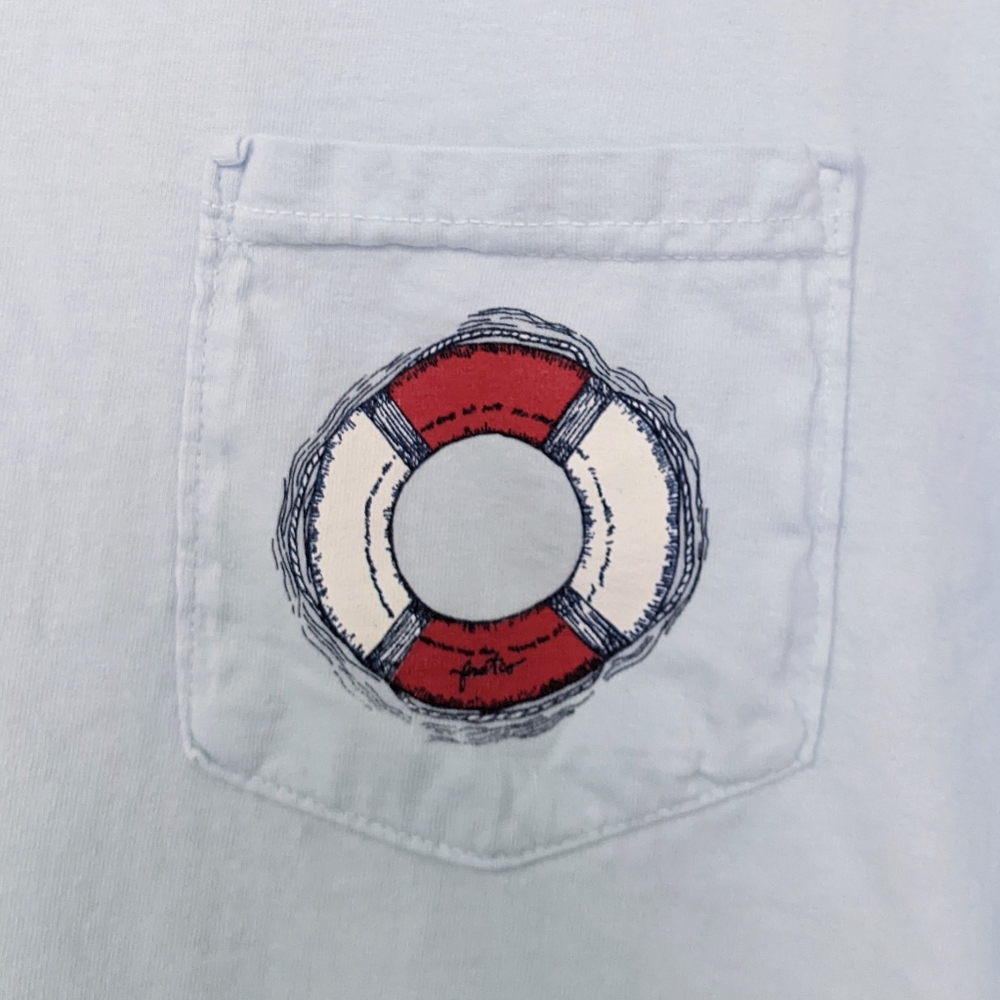 Fraternity Collection Float On Pocket Tee - Picture 3 of 5